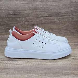 Samuel Hubbard Flight Sport 2.0 Women's Sz 10 White Leather Red Lining Shoes NEW